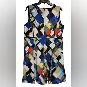 Unique Print Dress - 16